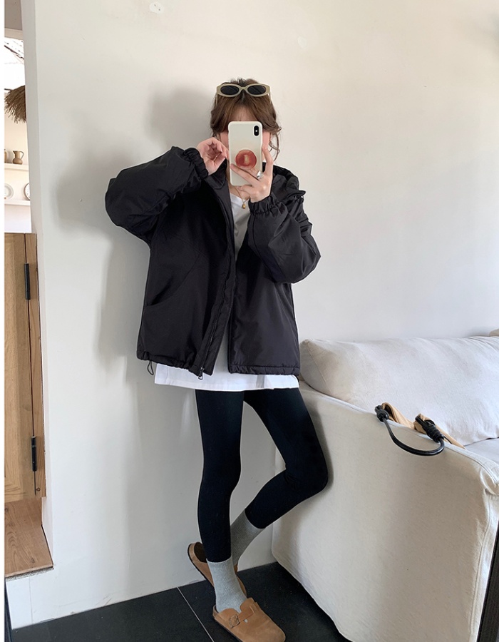Short Korean style work clothing winter coat for women