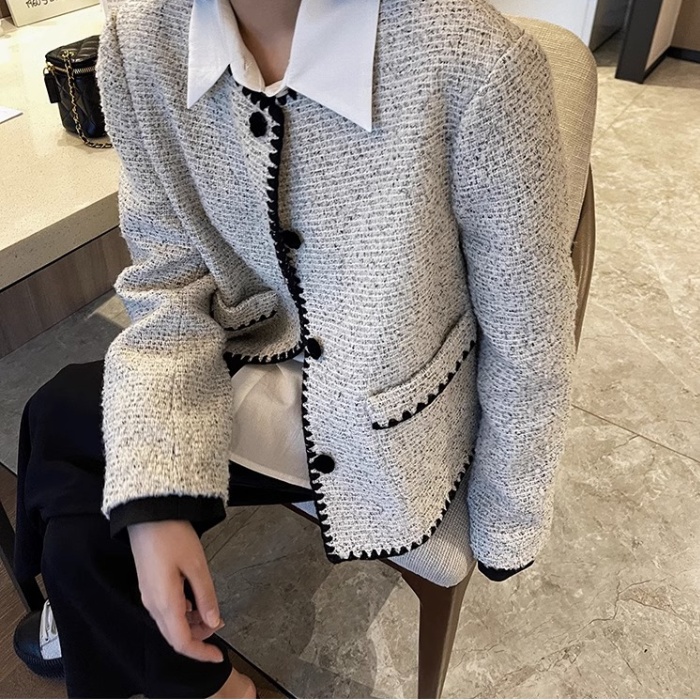 France style winter spring and autumn coat for women