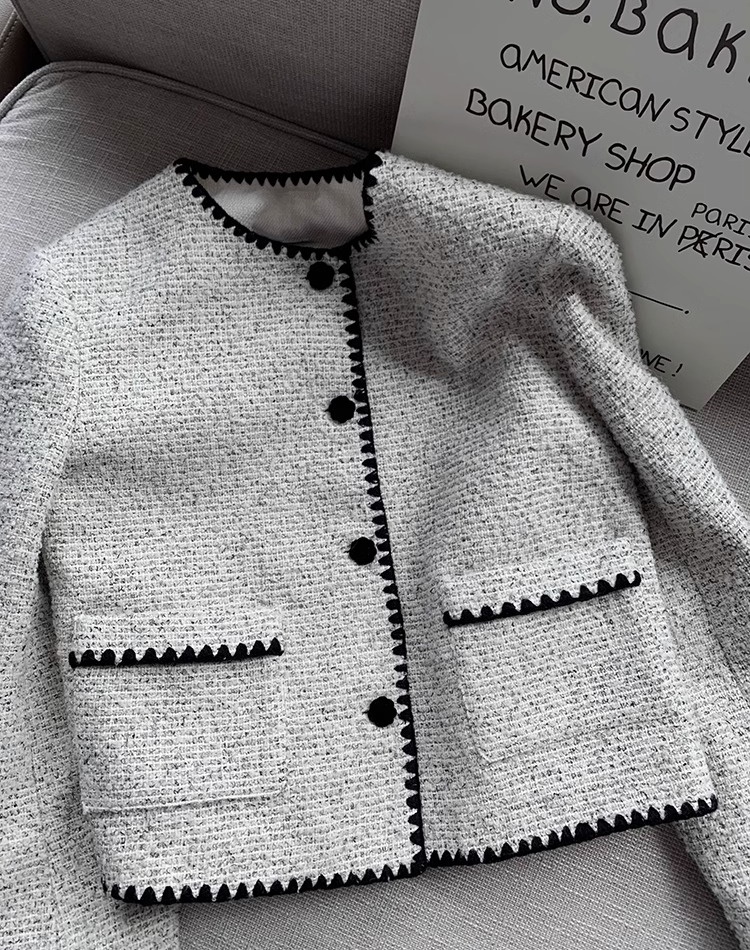 France style winter spring and autumn coat for women