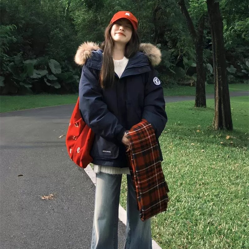 Niche work clothing down parka