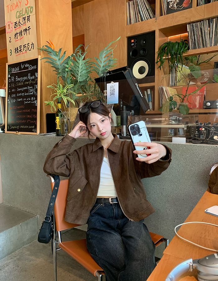 Retro short jacket niche tops for women