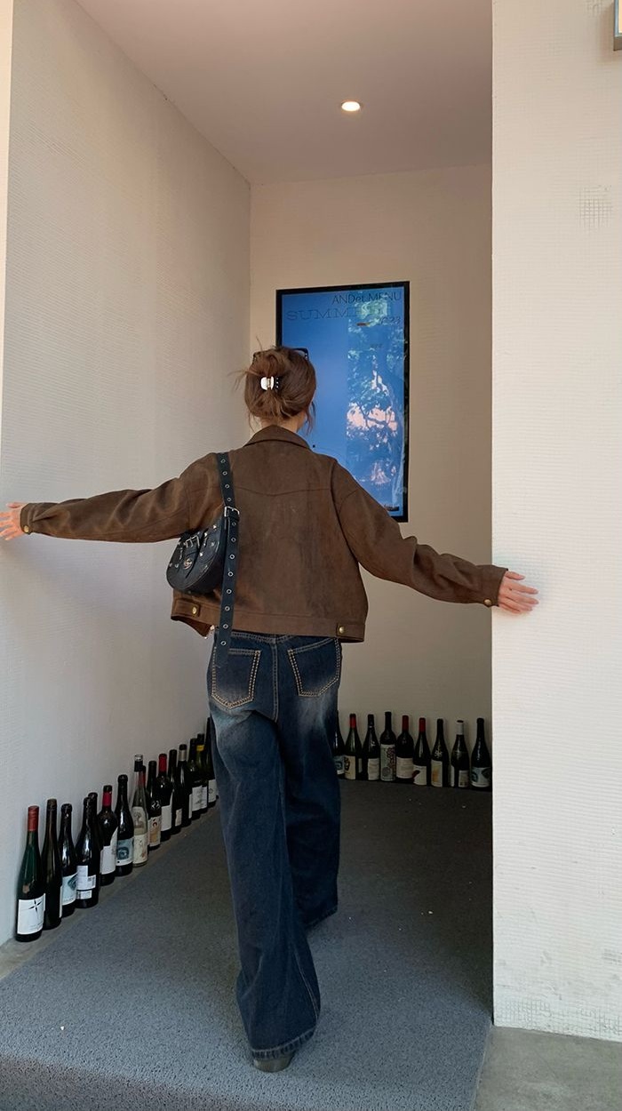 Retro short jacket niche tops for women