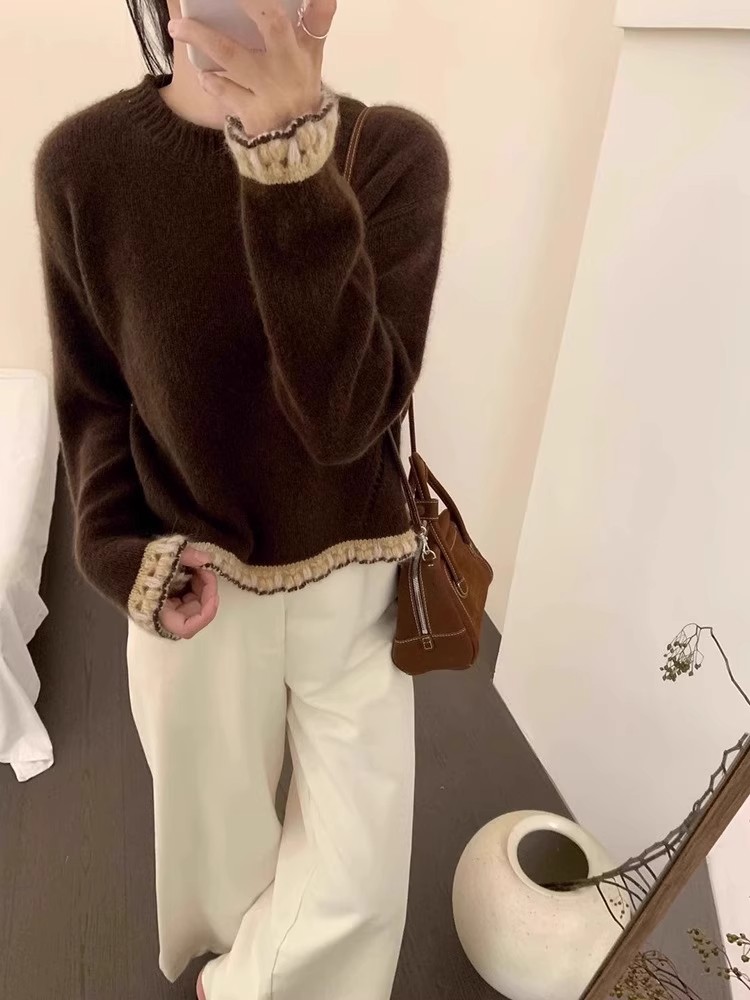 Lazy sweater inside the ride tops for women