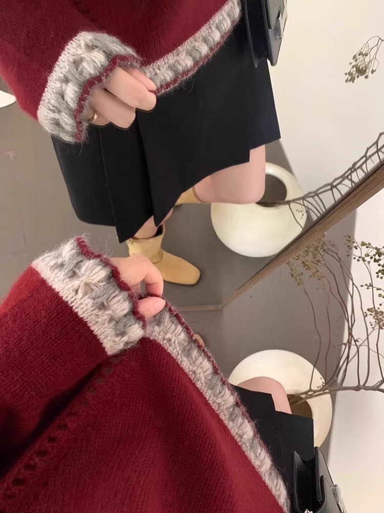 Lazy sweater inside the ride tops for women