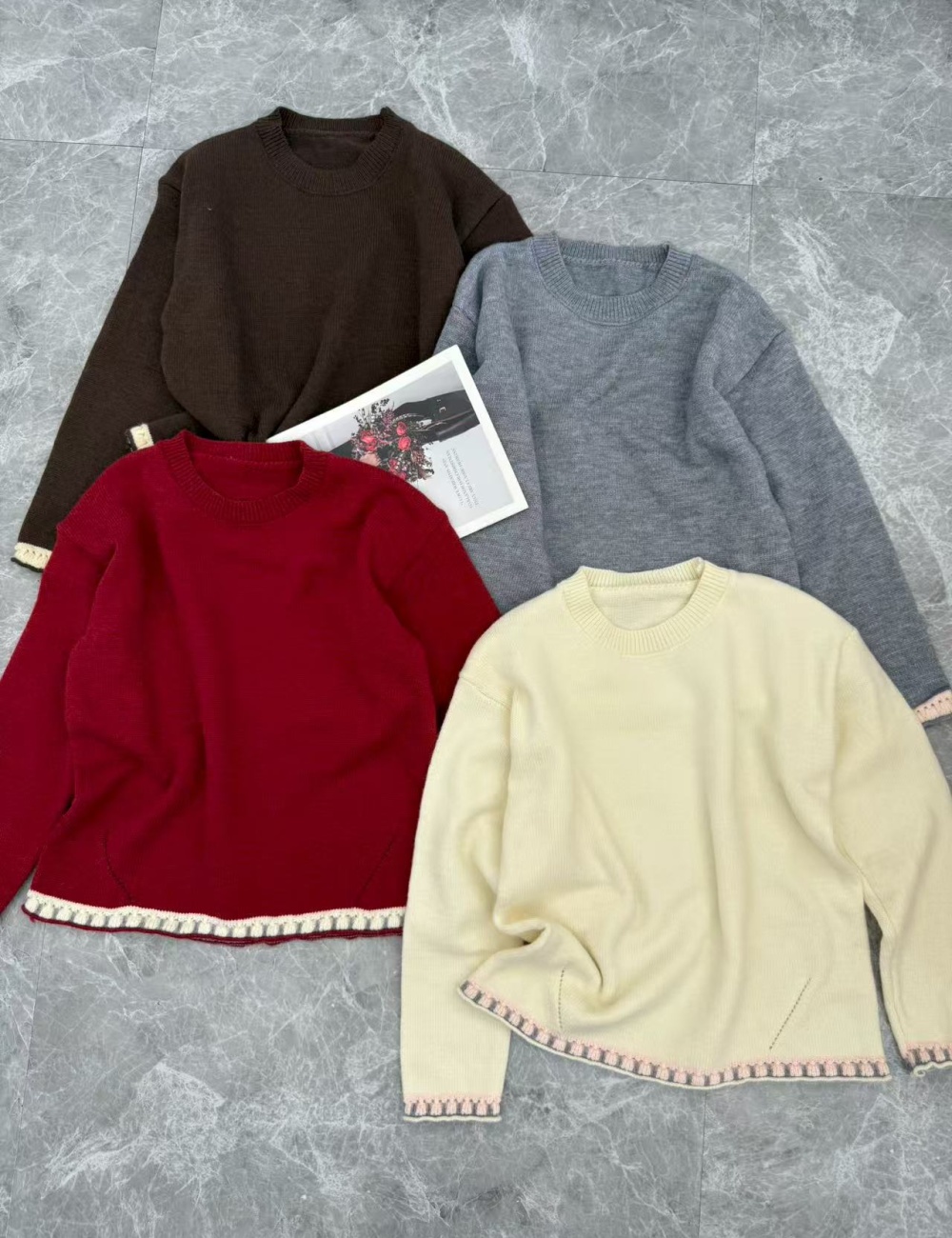 Lazy sweater inside the ride tops for women