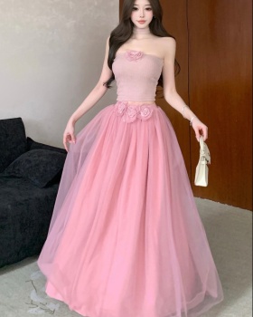 Light luxury dress evening dress a set