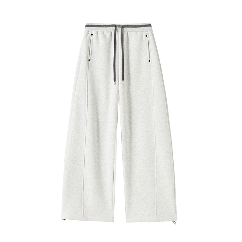 Casual sweatpants all-match wide leg pants for women