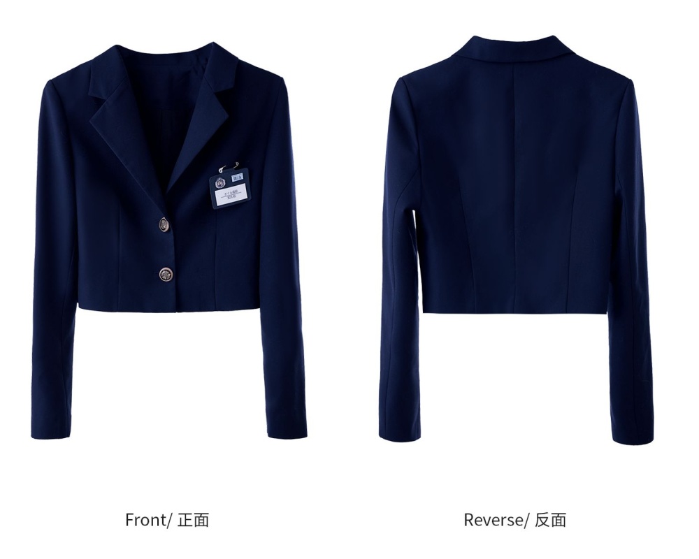 Autumn Woolen dress Pseudo-two coat a set for women