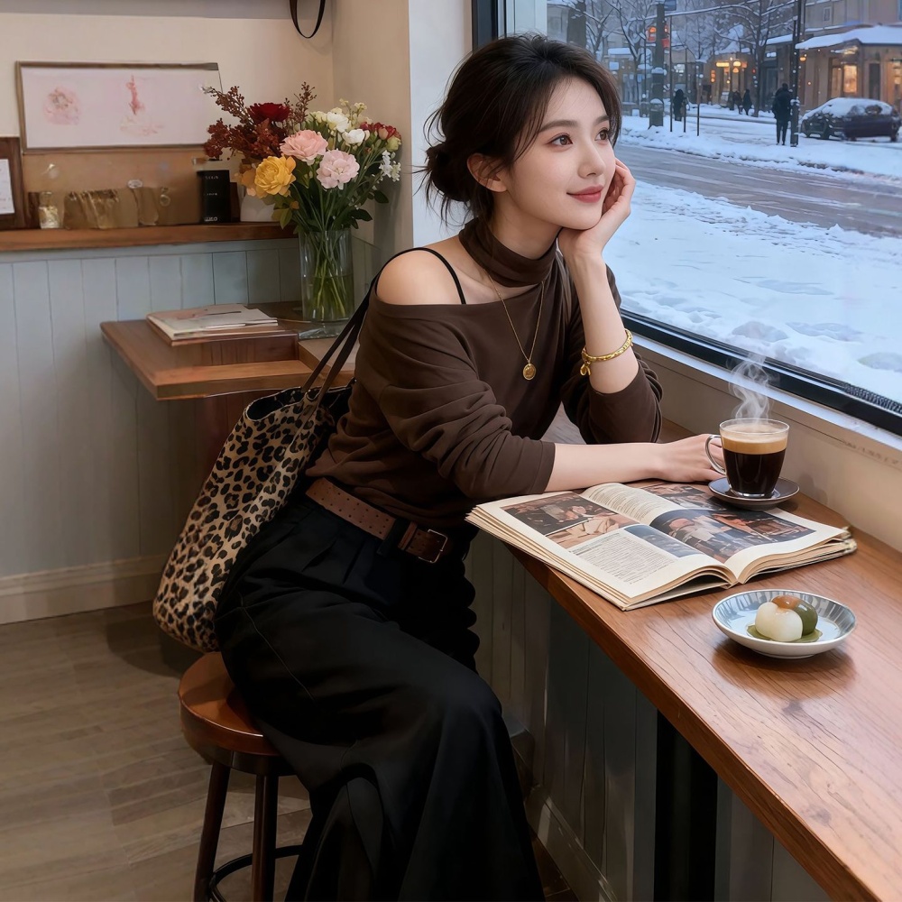 Rib fleece T-shirt strapless plus velvet tops for women