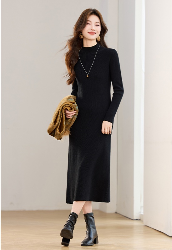 Removable dress plus cotton waistcoat 2pcs set for women