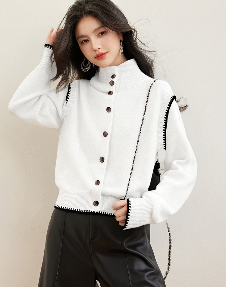 All-match Korean style sweater simple cardigan