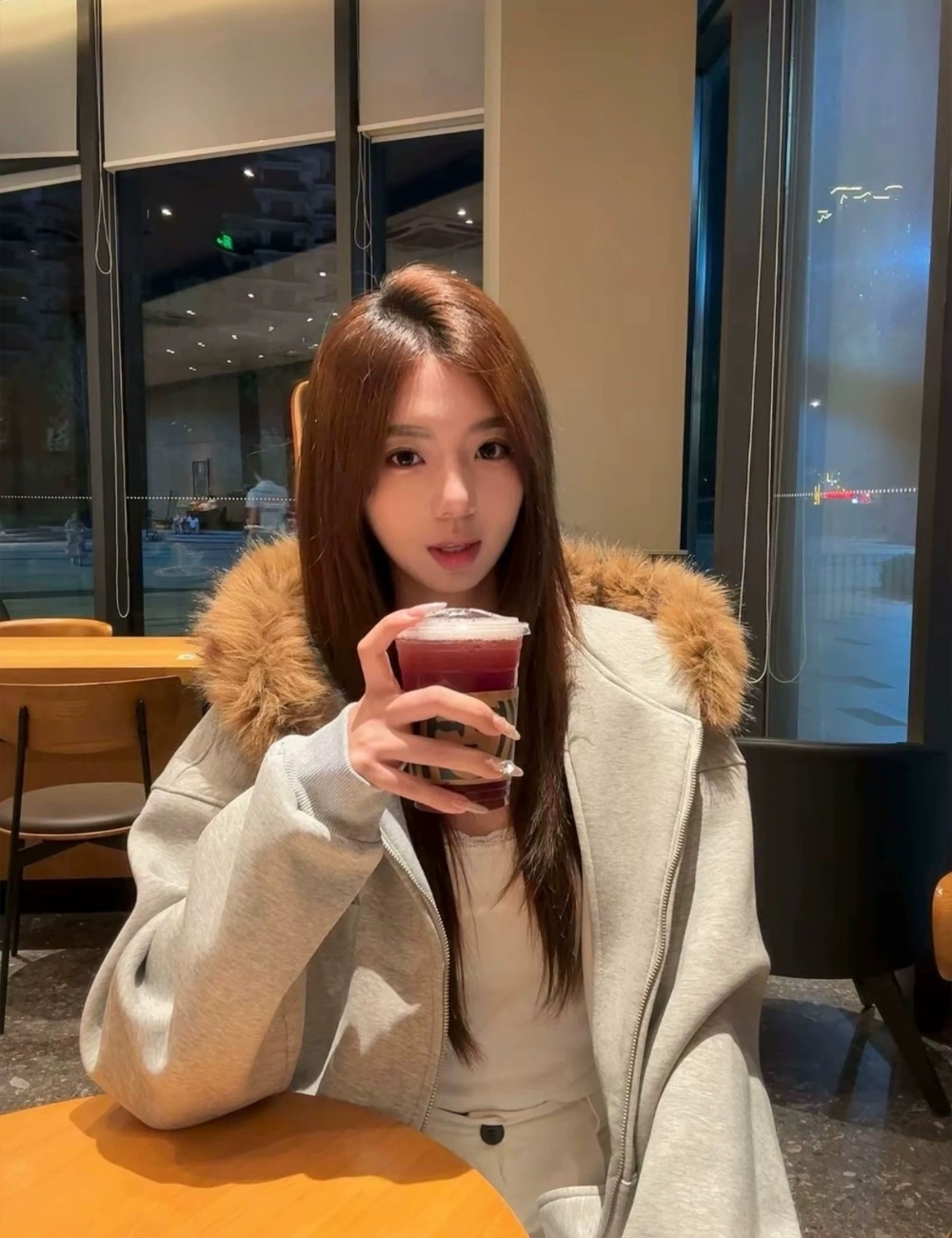 Complex removable cotton pure cotton hoodie for women