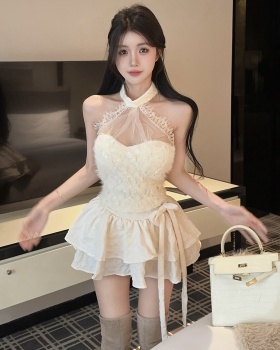 Enticement tops culottes 2pcs set for women