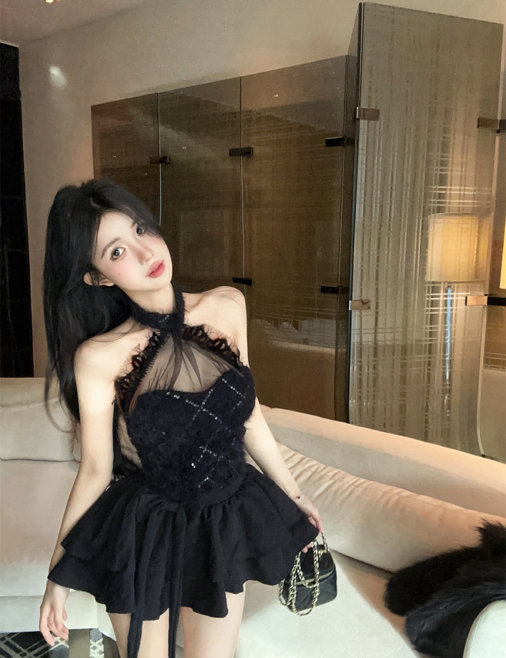 Enticement tops culottes 2pcs set for women