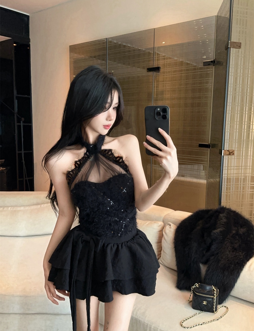 Enticement tops culottes 2pcs set for women