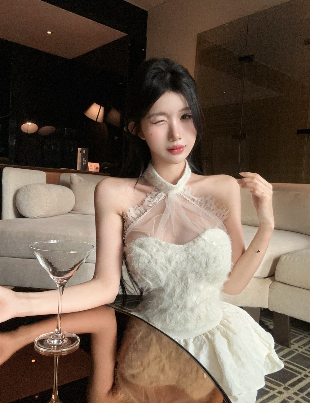 Enticement tops culottes 2pcs set for women