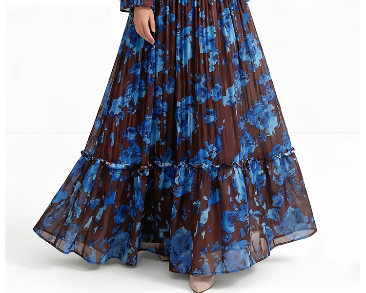 Lotus sleeve loose waist Pleats Please dress