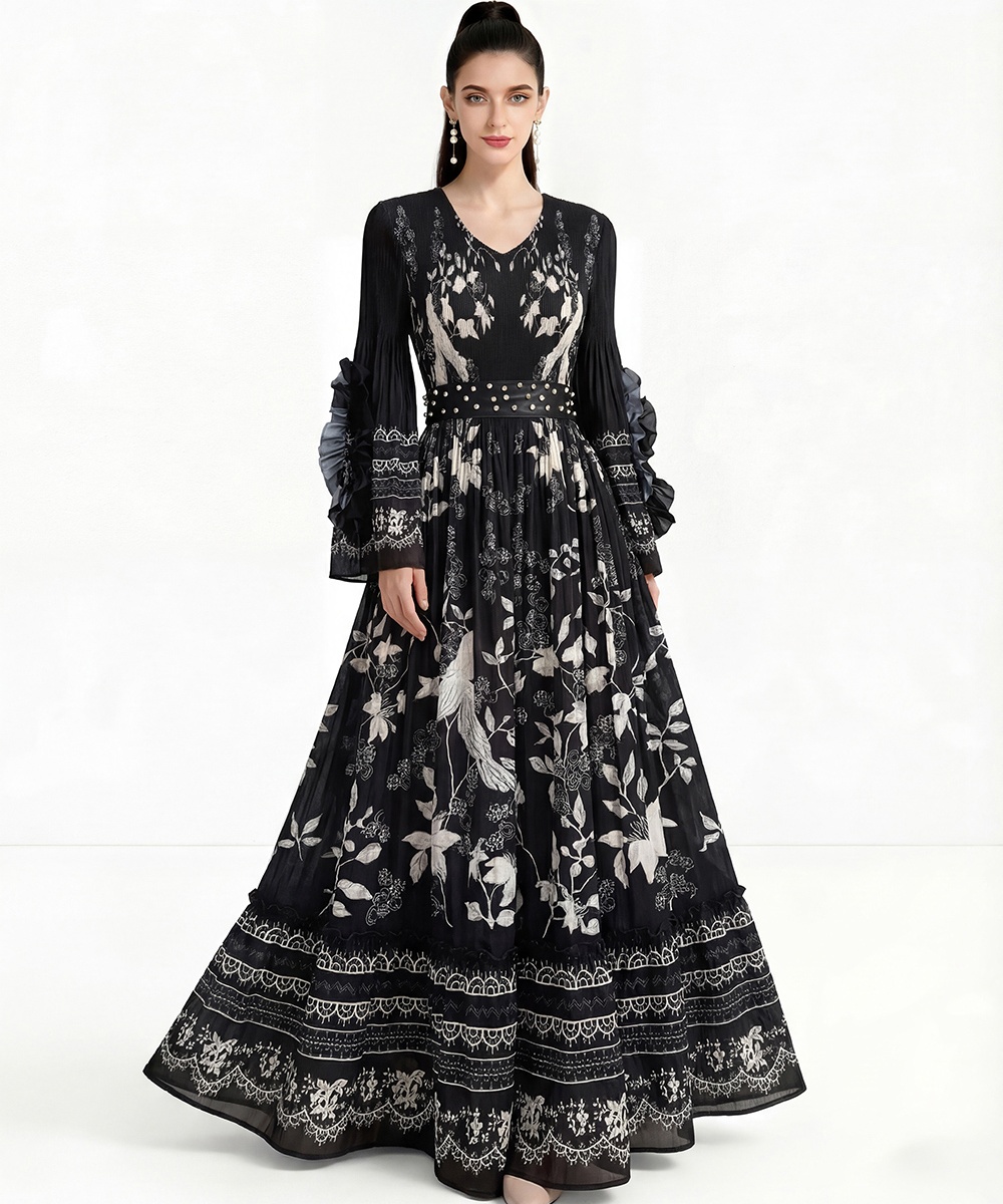 Pleats Please spring and autumn enlarge dress