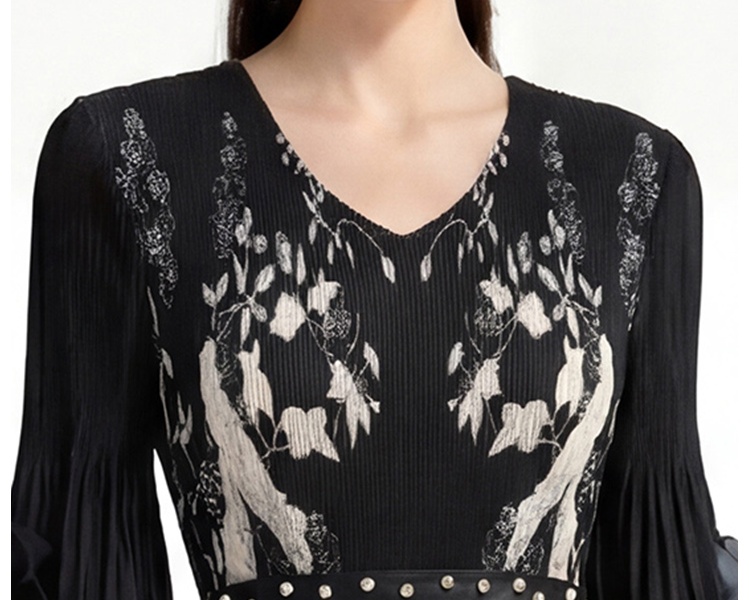 Pleats Please spring and autumn enlarge dress