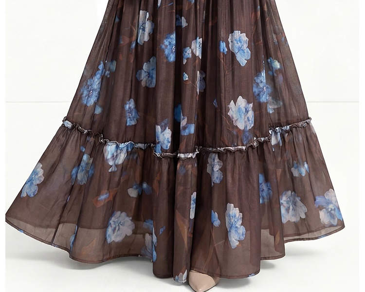 European style Pleats Please enlarge dress