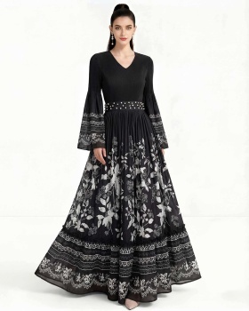 European style enlarge Pleats Please dress