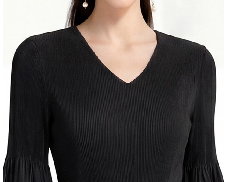 European style enlarge Pleats Please dress