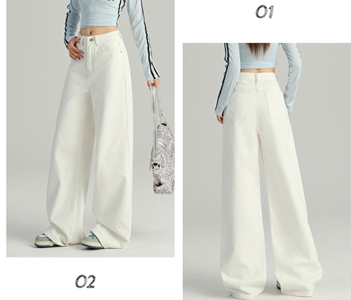 All-match long pants high waist pants for women