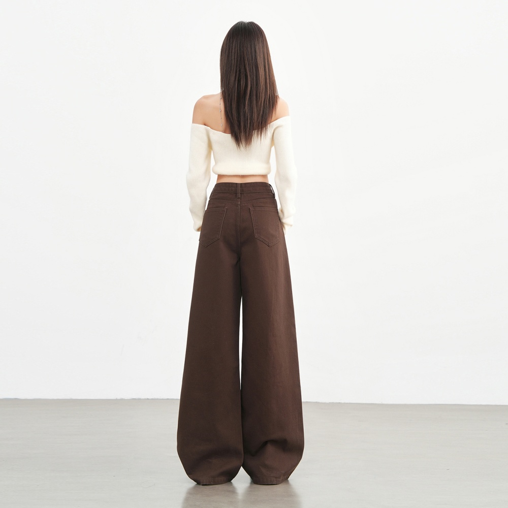 All-match long pants high waist pants for women