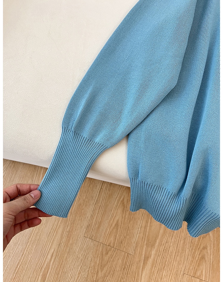 Autumn and winter bottoming shirt V-neck sweater for women