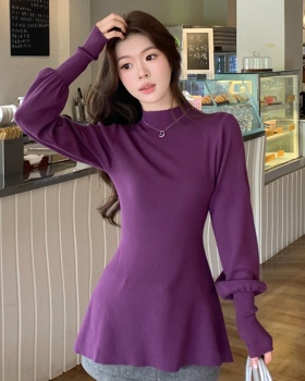 Wears outside pure tops autumn and winter sweater