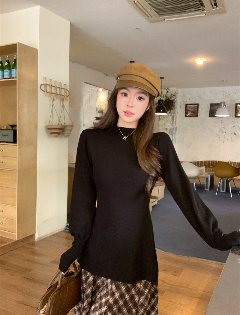 Wears outside pure tops autumn and winter sweater