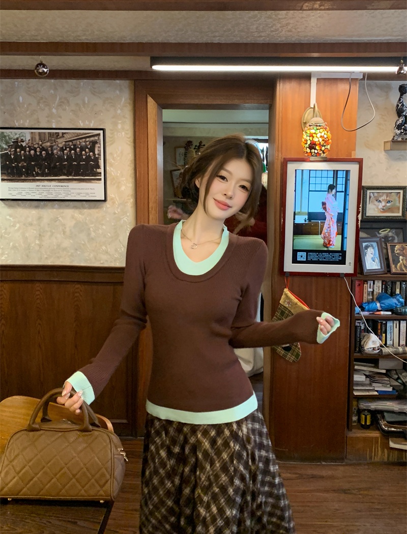 Inside the ride sweater autumn and winter tops