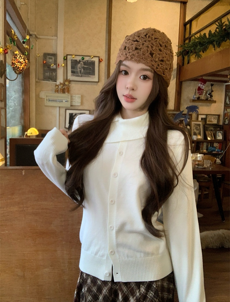 Lazy autumn and winter sweater knitted scarves for women