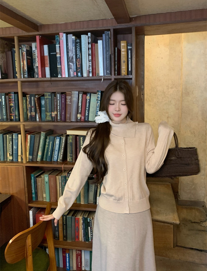 Lazy autumn and winter sweater knitted scarves for women