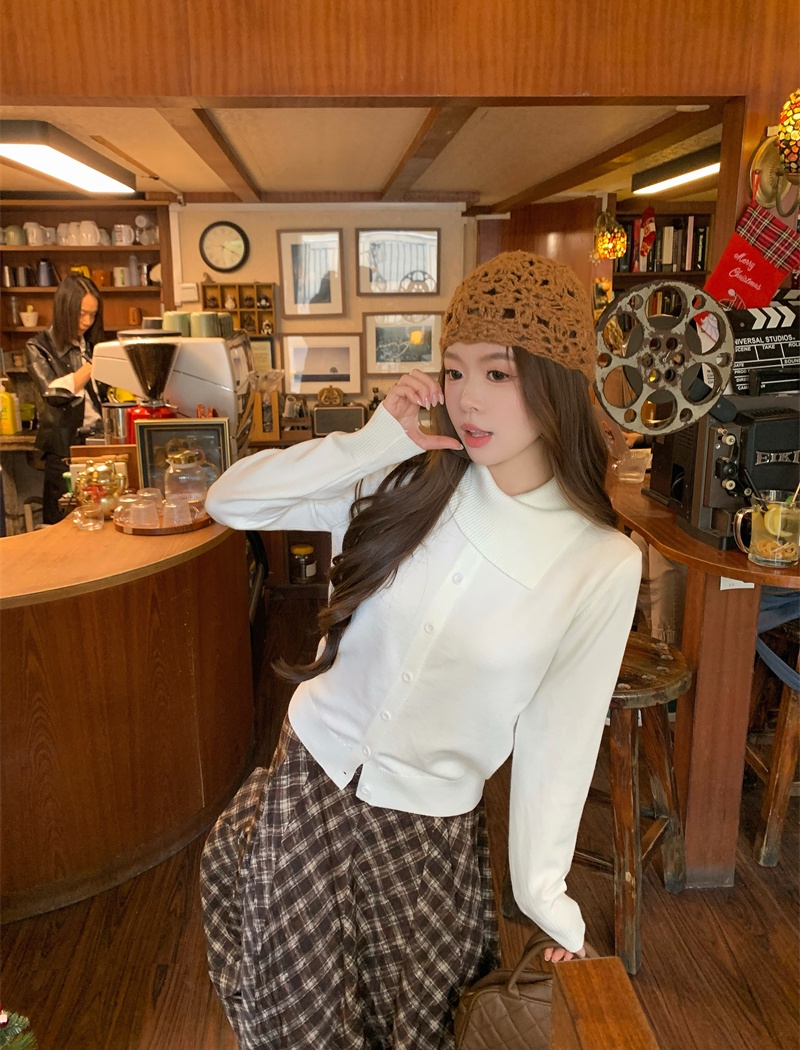 Lazy autumn and winter sweater knitted scarves for women