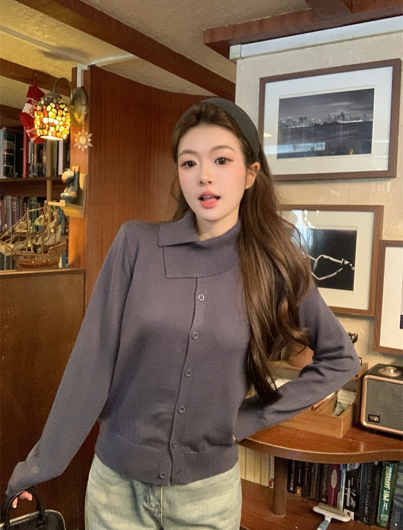 Lazy autumn and winter sweater knitted scarves for women