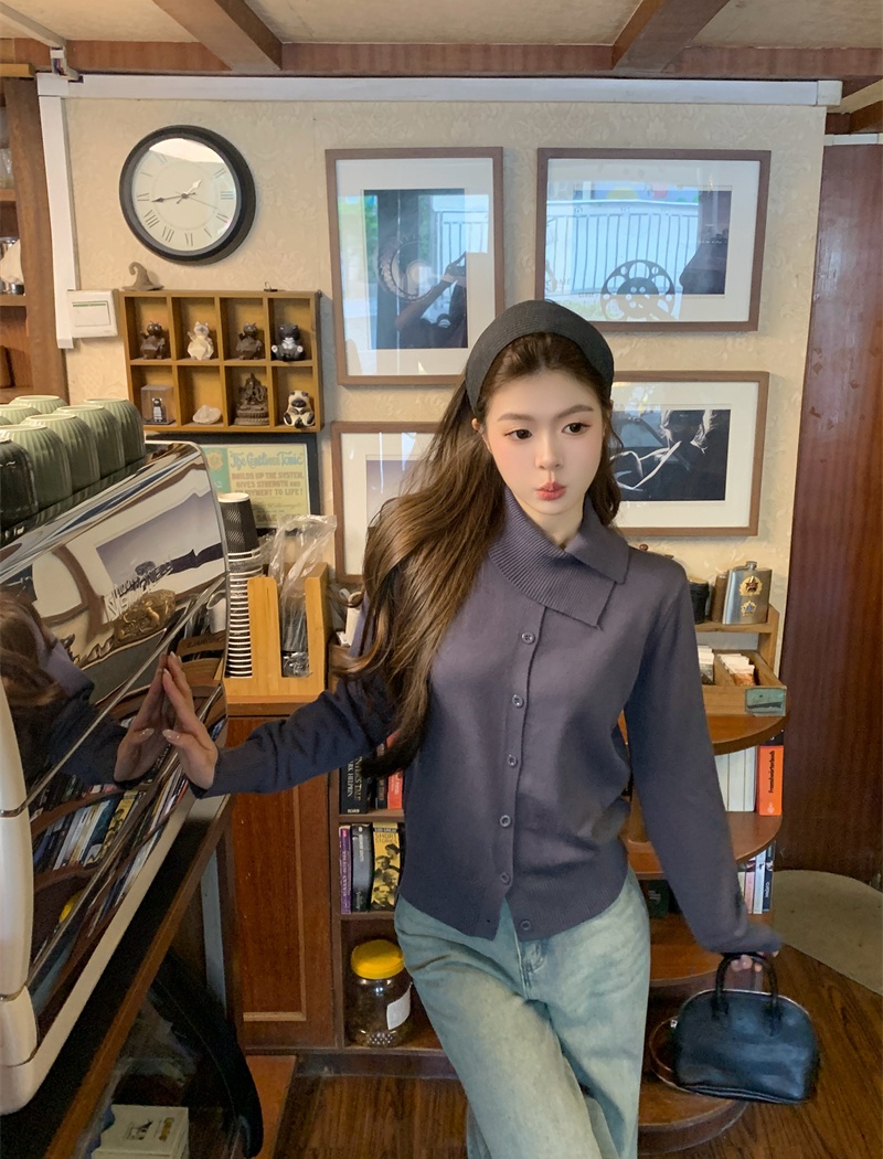 Lazy autumn and winter sweater knitted scarves for women