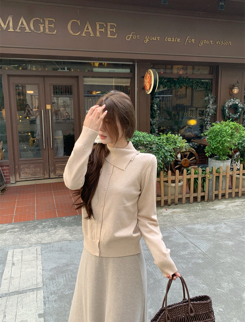 Lazy autumn and winter sweater knitted scarves for women