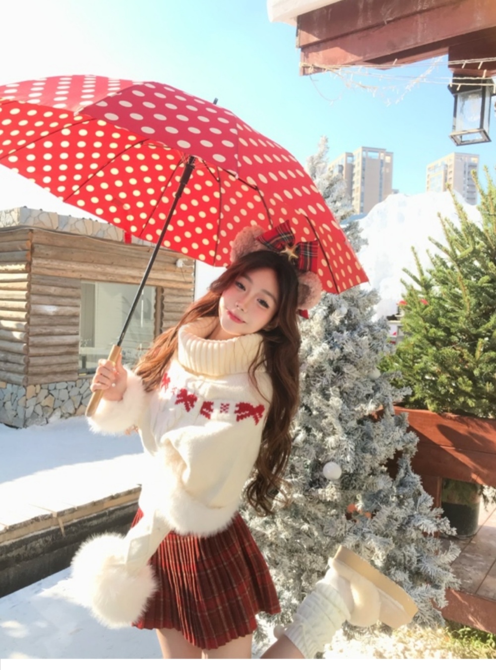 Christmas lazy cloak autumn and winter tops for women