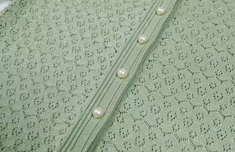 Hollow short sleeve retro cstand collar slim dress for women