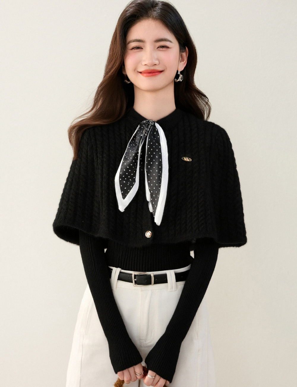 Autumn and winter Casual shawl temperament scarves a set