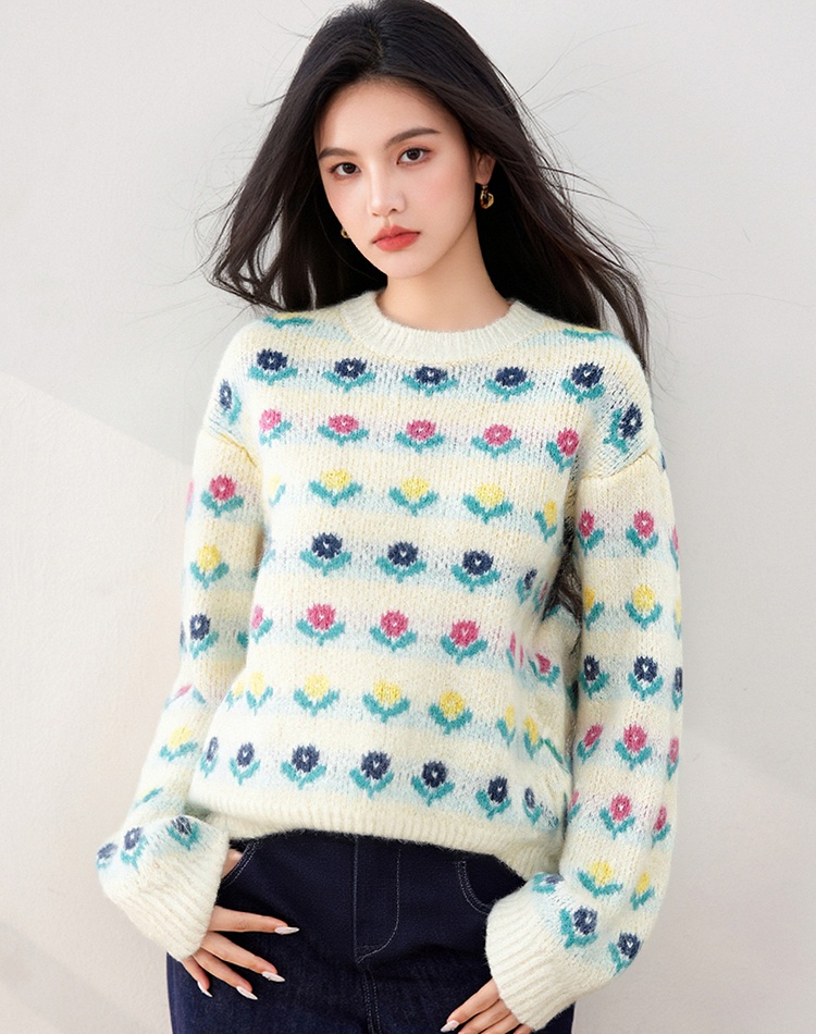 All-match sweater winter tops for women