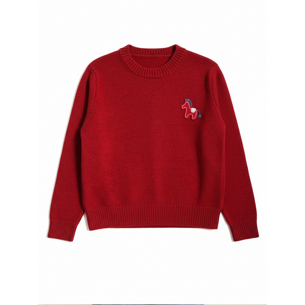 Retro slim Korean style tops loose all-match sweater