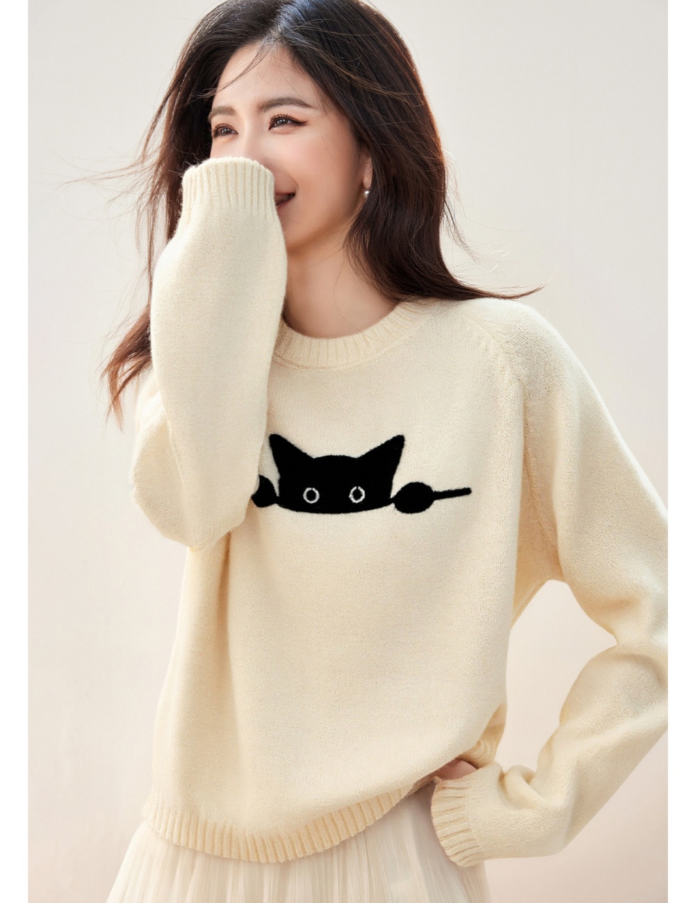 Temperament sweater tops for women