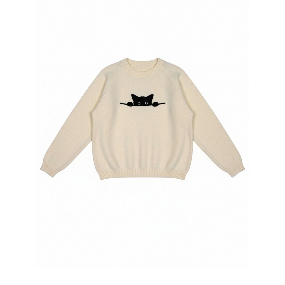 Temperament sweater tops for women