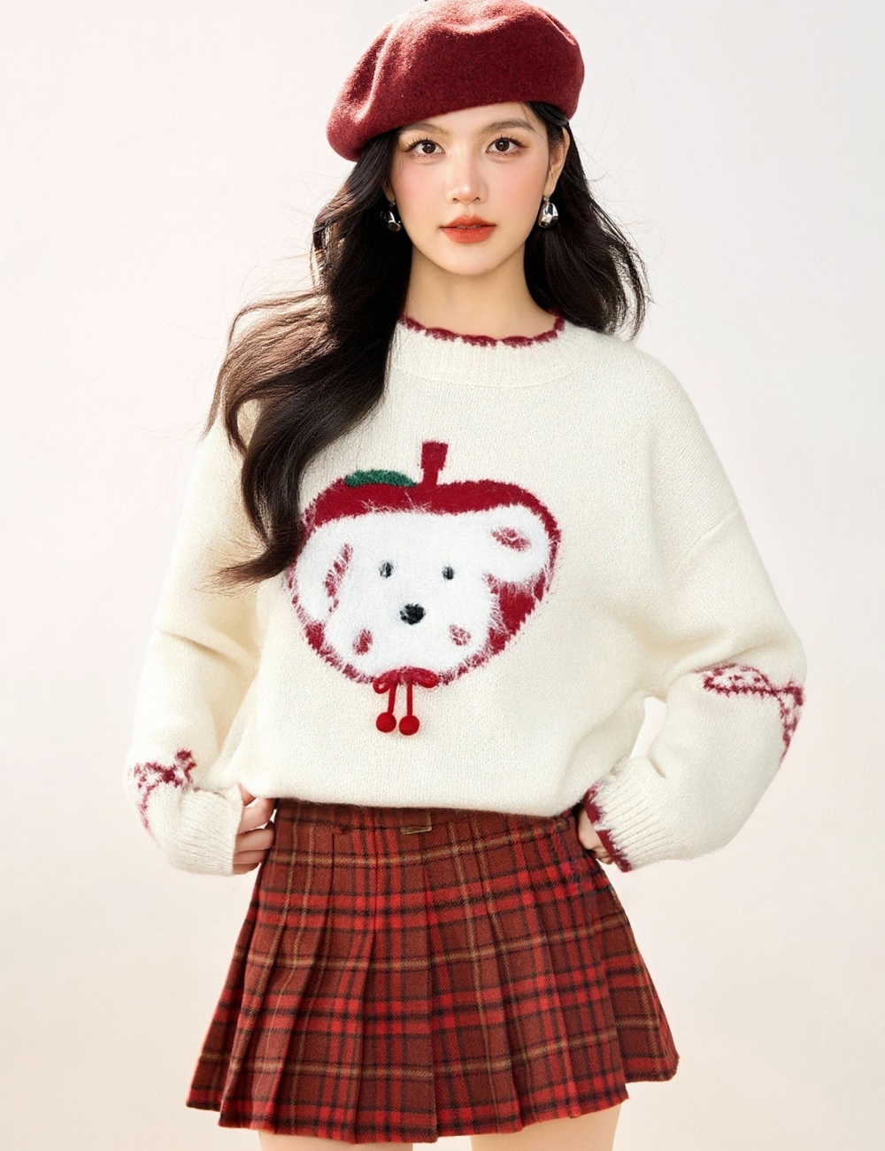 Christmas lovely winter dog pullover knitted sweater