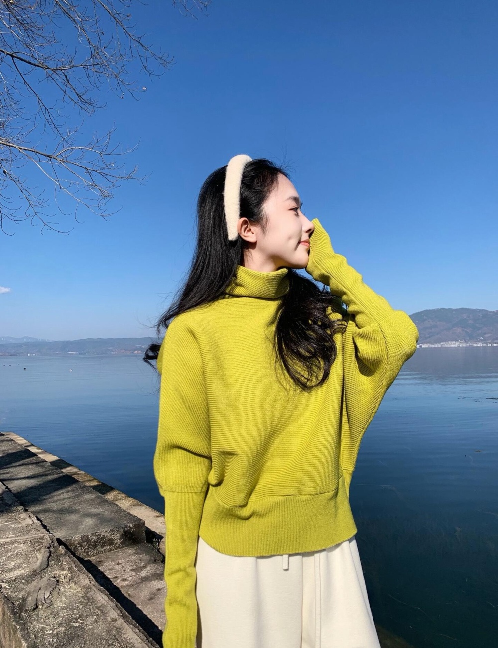 Inside the ride winter niche half high collar sweater