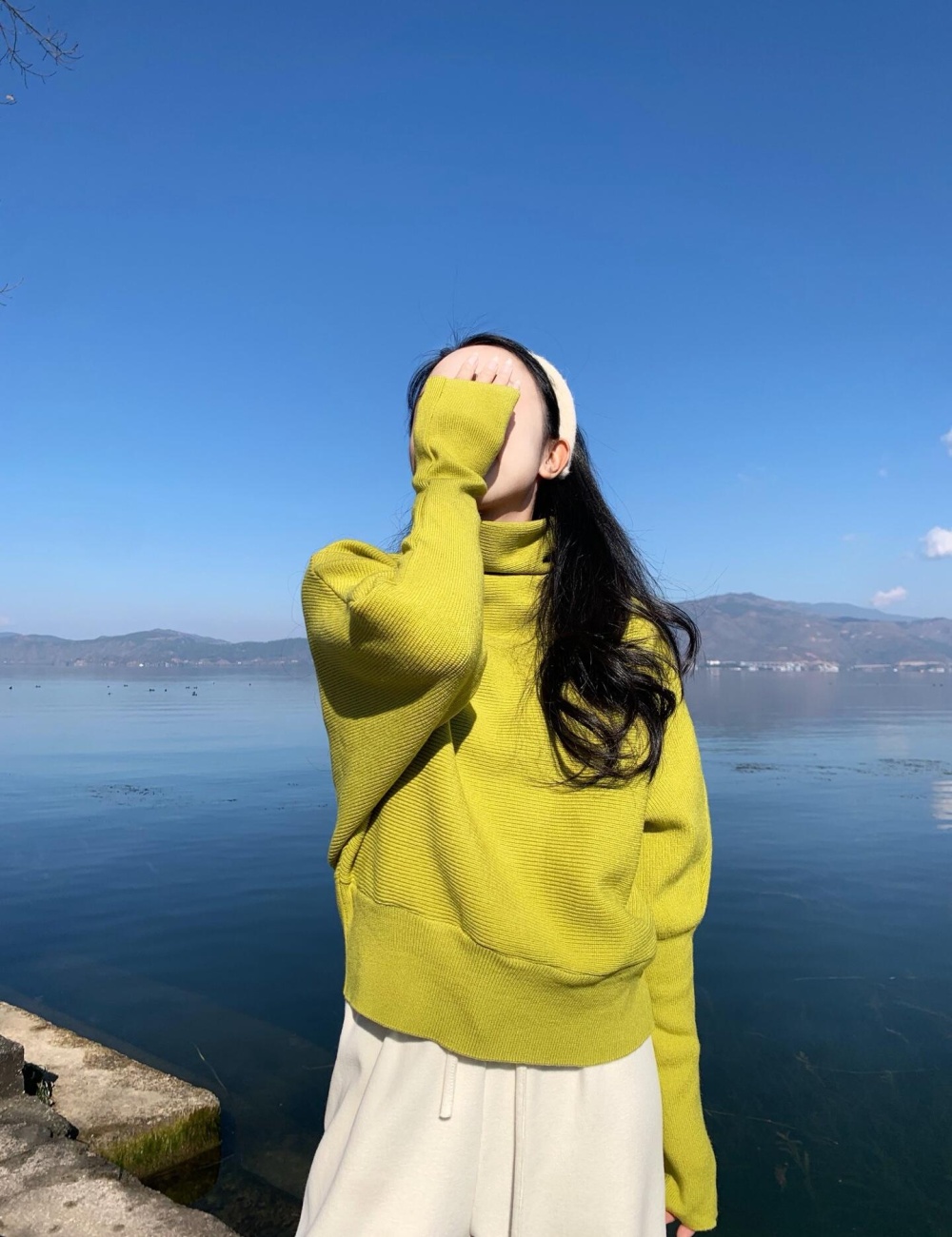 Inside the ride winter niche half high collar sweater