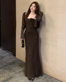 Long dress 2pcs set for women
