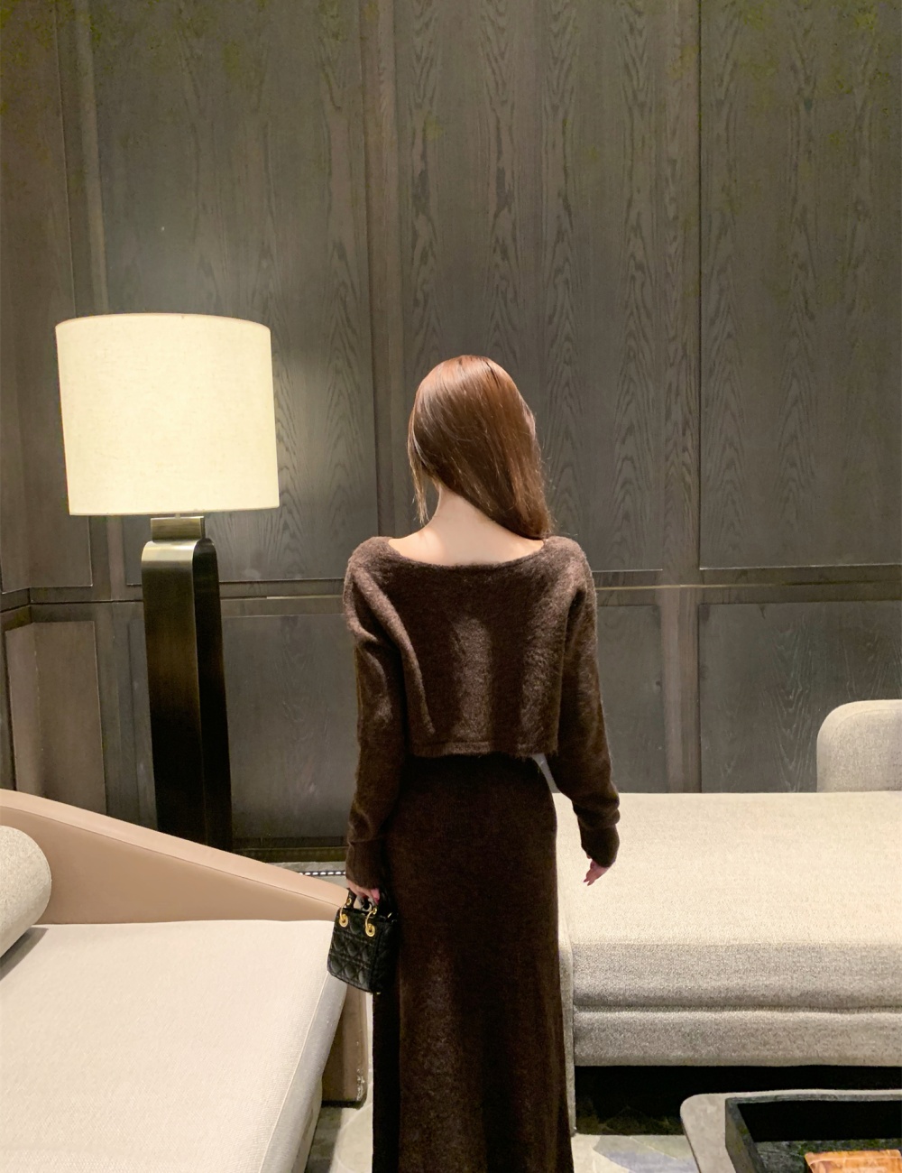 Long dress 2pcs set for women